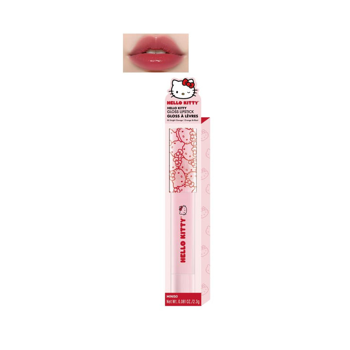 Hello Kitty Glossy Lipstick(02 Bright Orange) – Miniso Pakistan