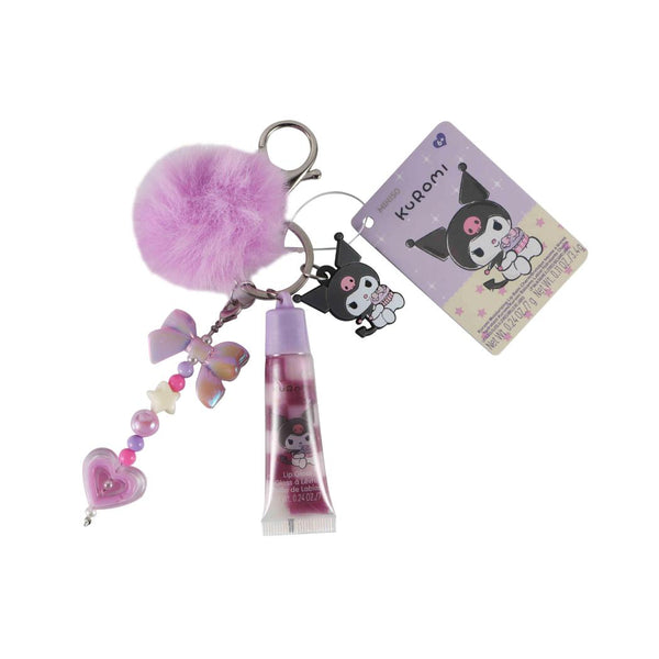 Kuromi Lip Gloss Keychain & Beaded String