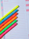 6 Neon Highlighter Pencils-M001