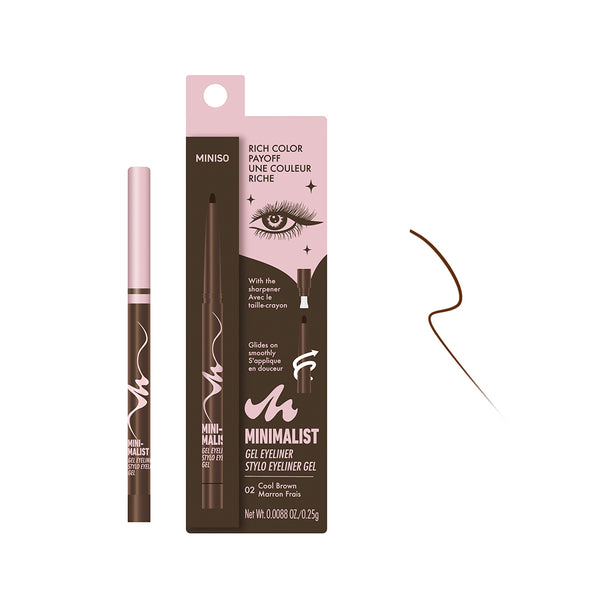 Minimalist Gel Eyeliner(02 Cool Brown)