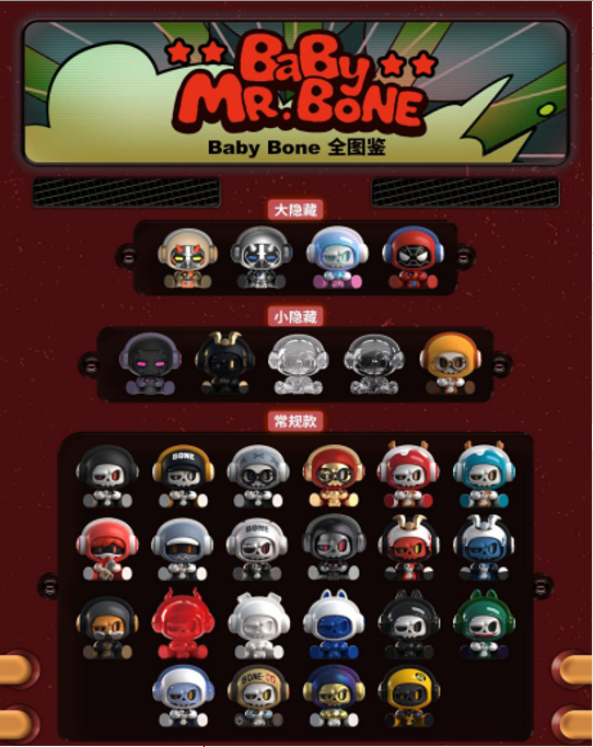 MR.BONE-BABY BONE Series Suprise Box