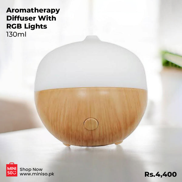 Aromatherapy Diffuser With RGB Lights - 130ml