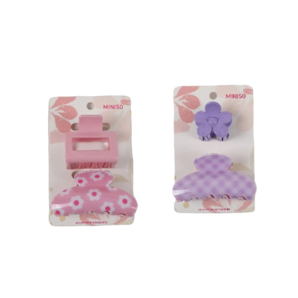 Flower Series Hair Claw Clips (2 pcs)