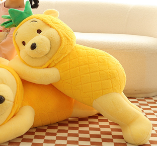 Cute Pineapple Winnie the Pooh Yellow (Large)