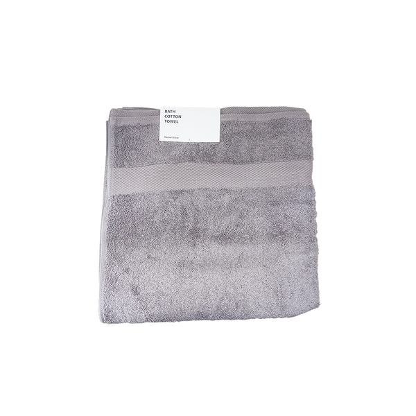 100 % Cotton bath towel (Grey)