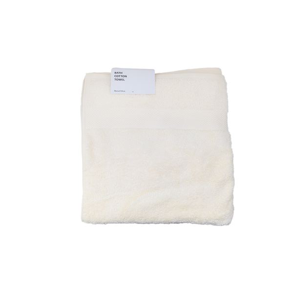 100 % Cotton bath towel(Cream)