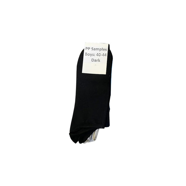 100%Cotton Men's Socks 3 Pairs (Dark)