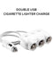 Joyroom Car charger C-M206 2 USB + Cigarette Lighter 3.1A White