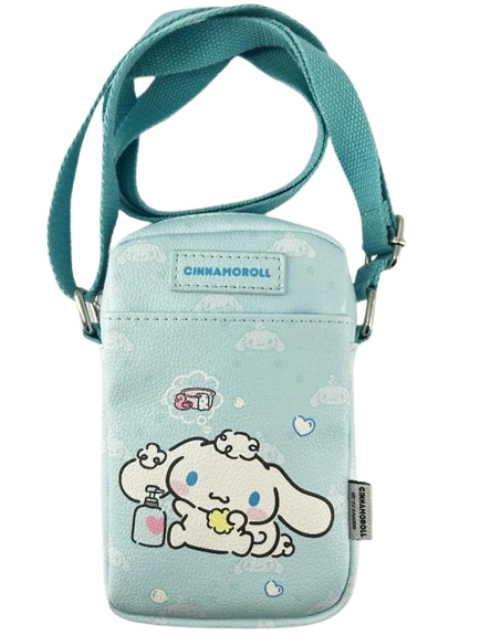 Sanrio characters Phone Crossbody Bag (Light Blue,Cinnamoroll)