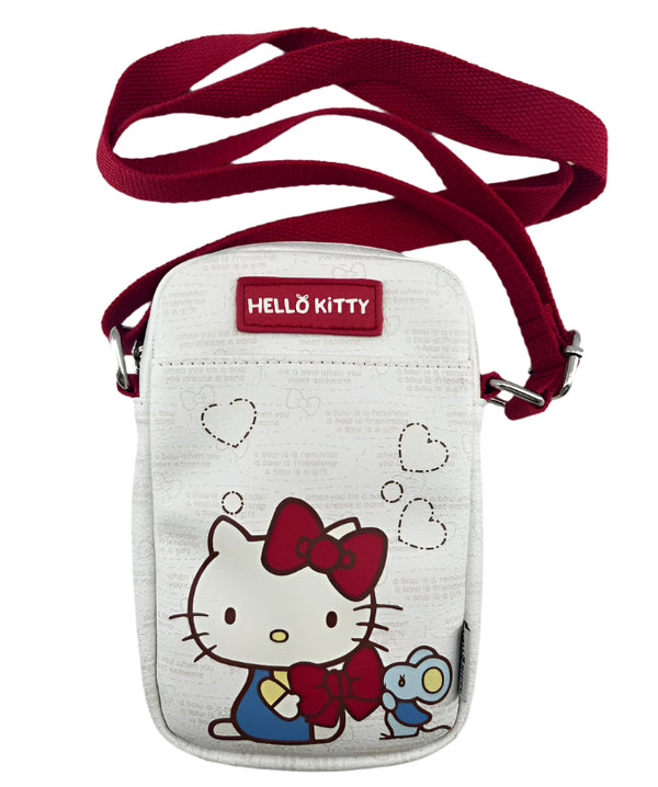 Hello Kitty Phone Crossbody Bag (Red and White)