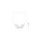 Cat Ear Wired Headphones Model：106(White)