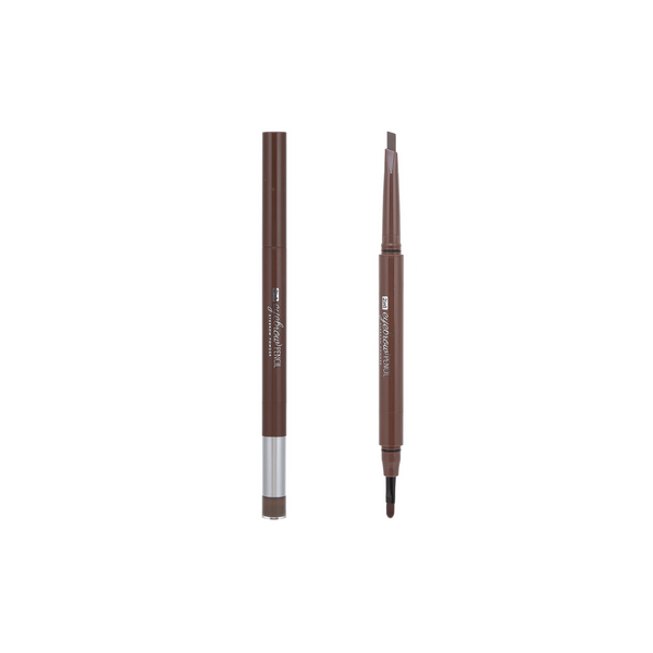 2 in 1 Eyebrow pencil +Eyebrow Powder (Dark Brown )