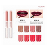 GLAM Liquid Lipstick with Clear Lip Gloss (04 Warm Peach)