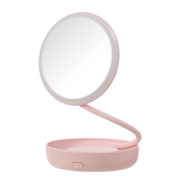 360° Rotating LED Table Mirror