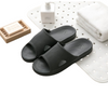 (Black,43-44) Antibacterial Series Men's Bathroom Slippers