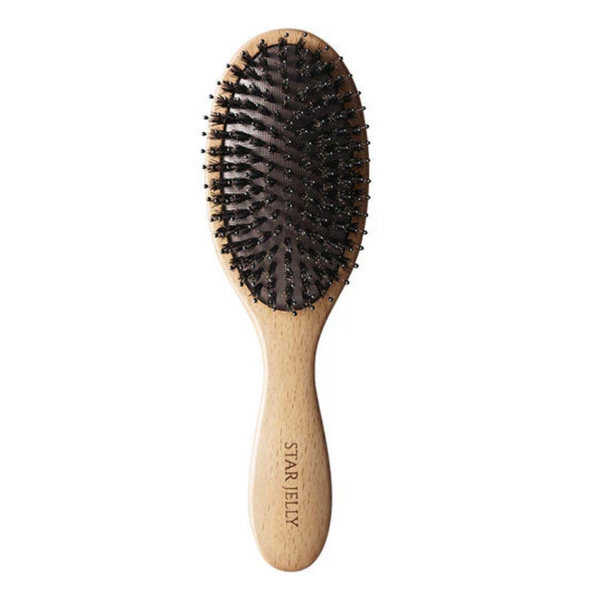 Eco-friendly Series Bamboo Oval Massage & Fluffy Hair Brush