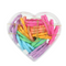 Basic Series Colorful Heart Hair Tie (40 pcs)