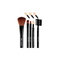 Black 5 Piece Makeup Brush Set (with Eyeshadow Applicator Tips)