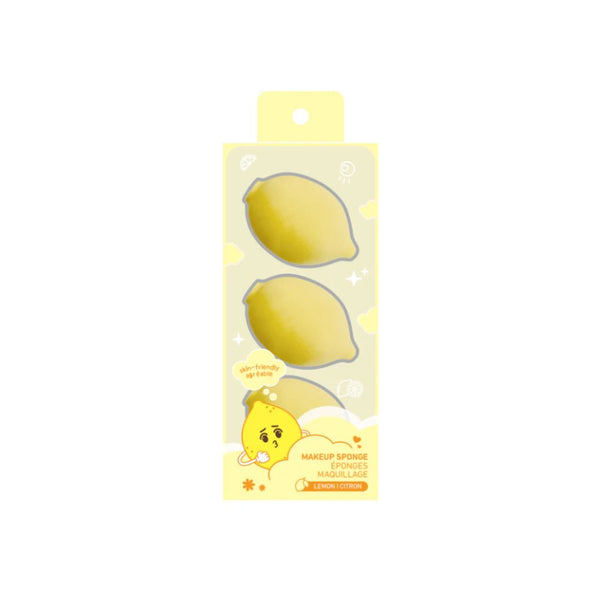 Fun Fruit Makeup Sponges Set (Lemon)