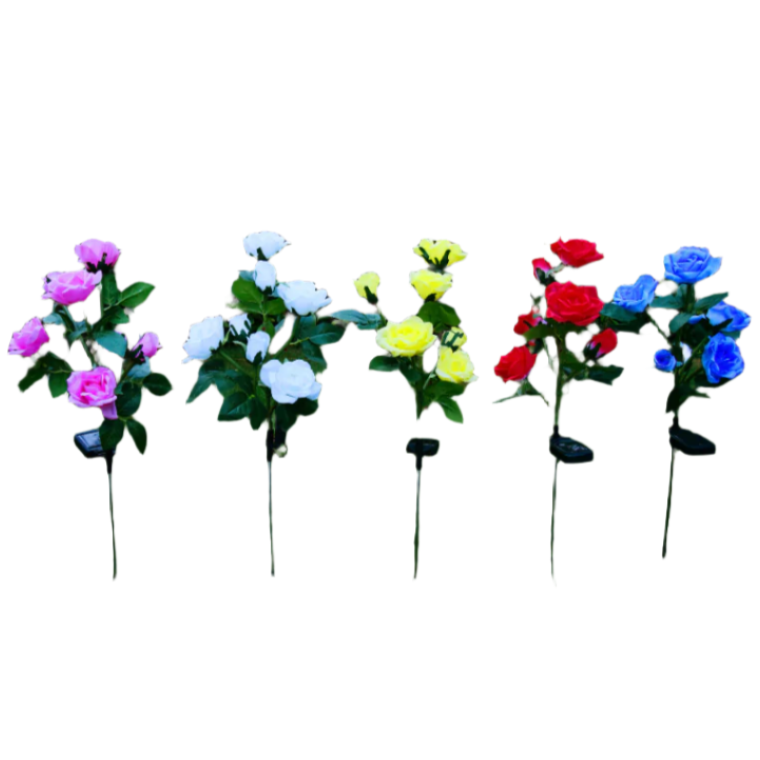 Solar three headed rose (Random Colors) β Miniso Pakistan