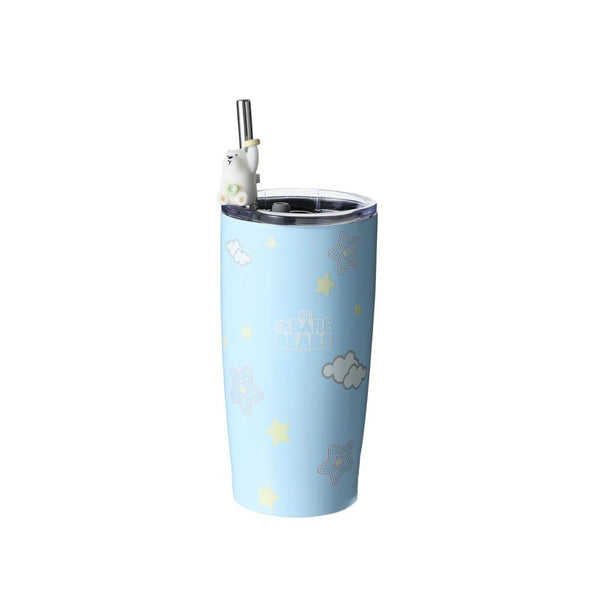 We Bare Bears Collection 4.0 Steel Tumbler with Straw (530mL) (Ice Bear)