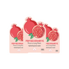 Pack Of 3 | MINISO Fruit Series Facial Sheet Masks(Pomegranate)
