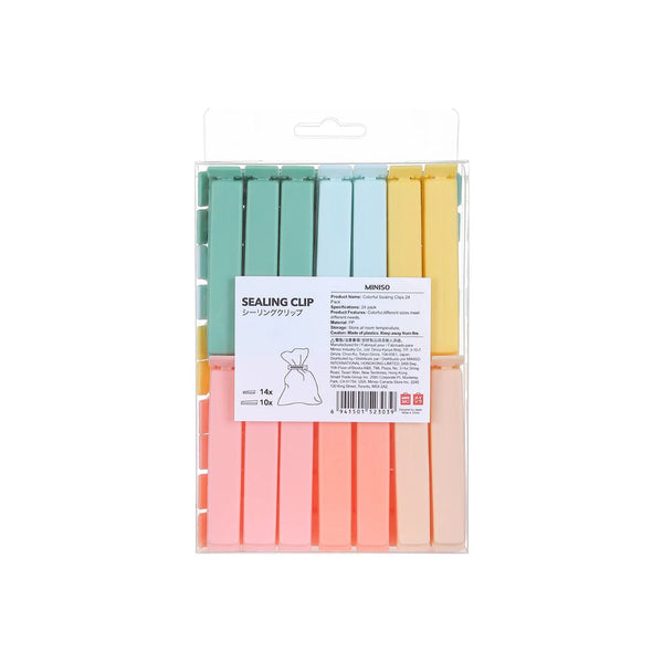 Colorful Sealing Clips 24 Pack