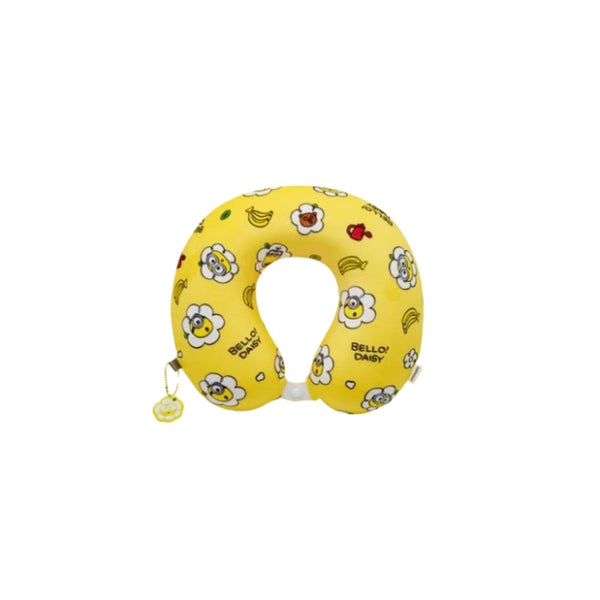 Daisy Minions Collection Memory Foam Neck Pillow(Yellow)