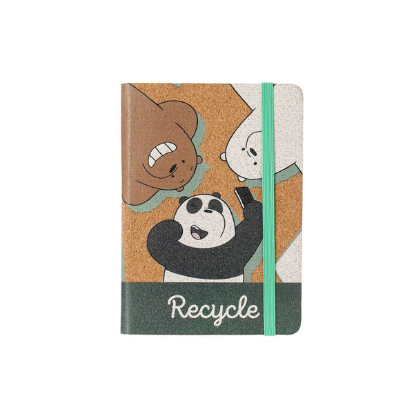 We Bare Bears Collection 5.0 A6 Corkwood Hardcover Book (96 Sheets)