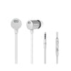 Metallic In-Ear Earphones (Silver)