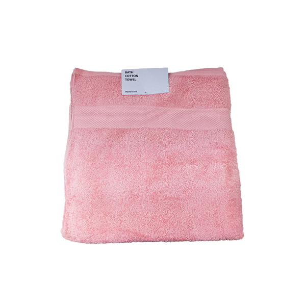 100 % Cotton bath towel (Pink)