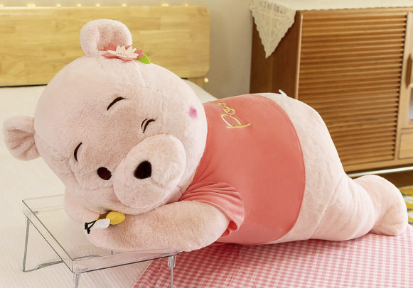 Sleeping Pooh Pink (Small)