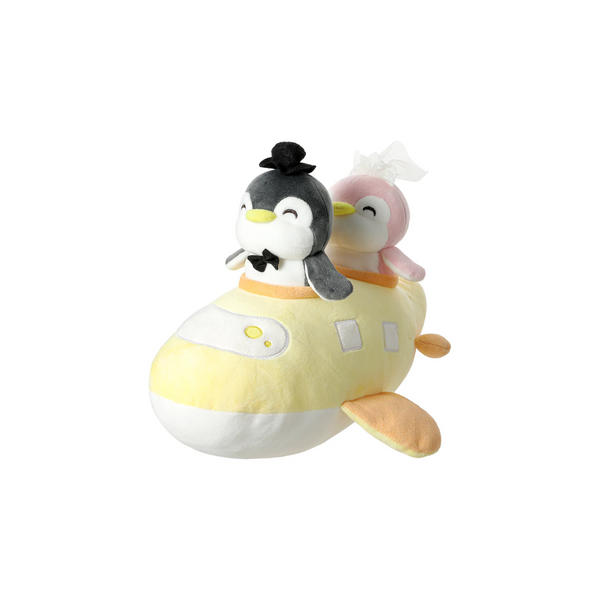 Travel Series Wedding Dress Penguin Airplane Plush Toy