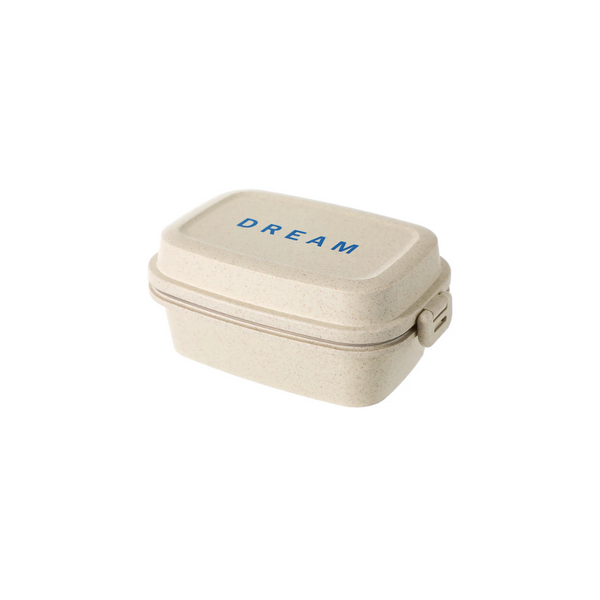 Wheat Straw Bento Box with Double Clips 980ml