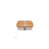 Wood Grain Design Bento Box(White, 900mL)