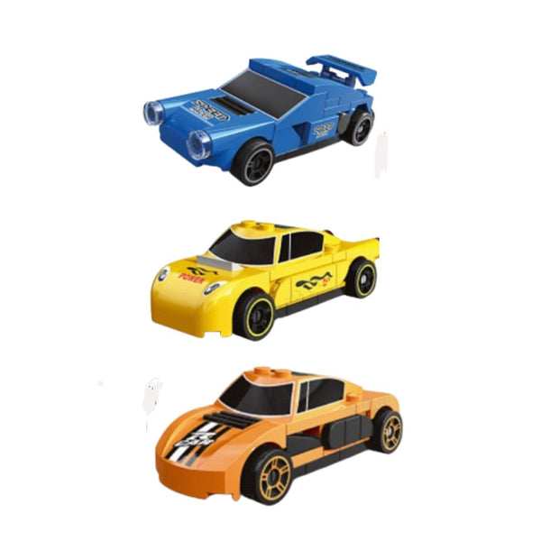 Building Blocks Pull-Back Car (A) (3 Assorted Models) (PDQ)