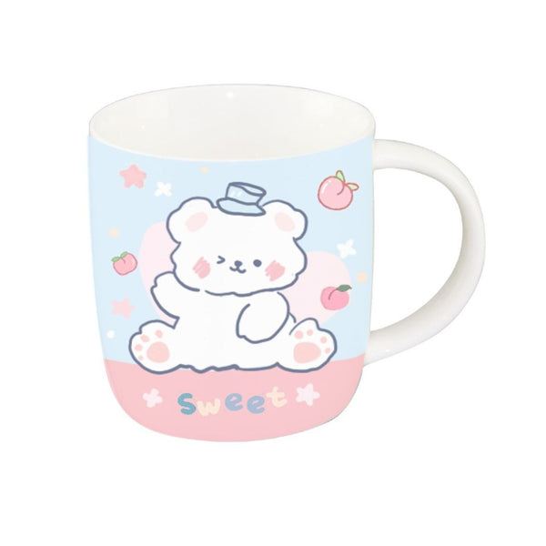 Animal Series Ceramic Cup (350mL, Model A)(Bear)