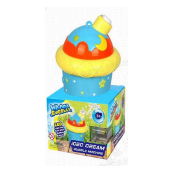 Electric Bubble Machine (Ice Cream)(Blue)