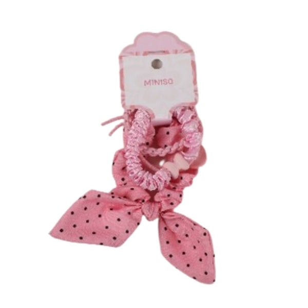 Fruit Party Polka Dots Hair Ties (4 pcs)