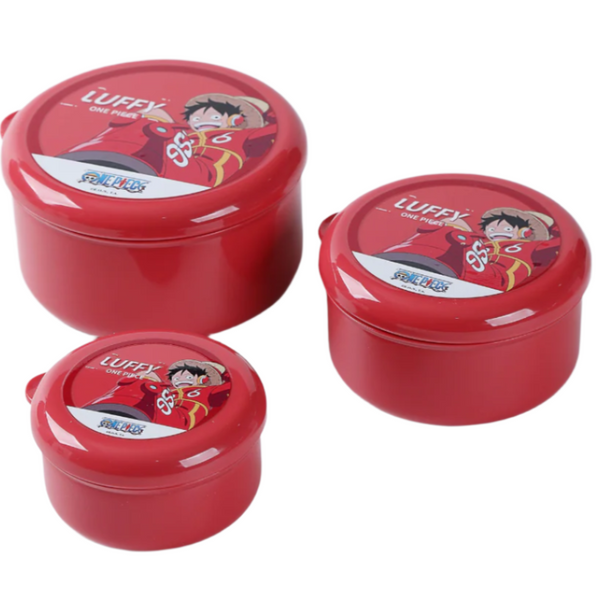 One Piece Collection Food Containers Set 3pcs (Luffy)