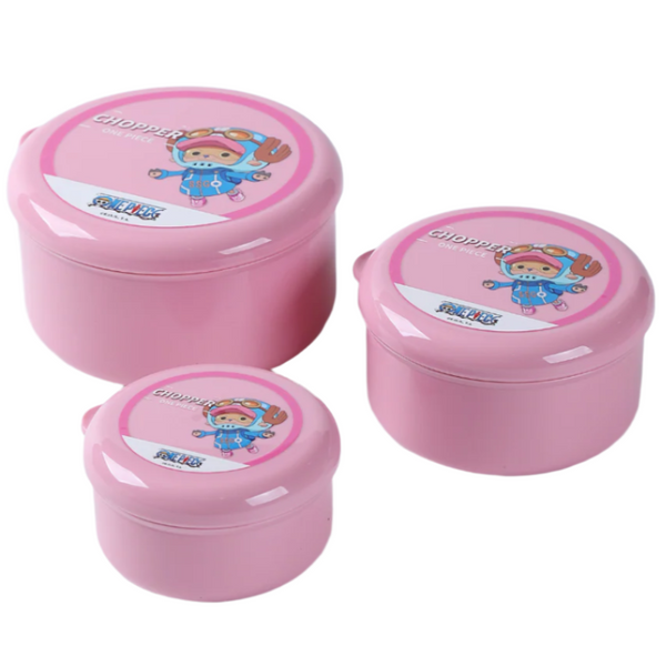 One Piece Collection Food Containers Set 3pcs (Chopper)