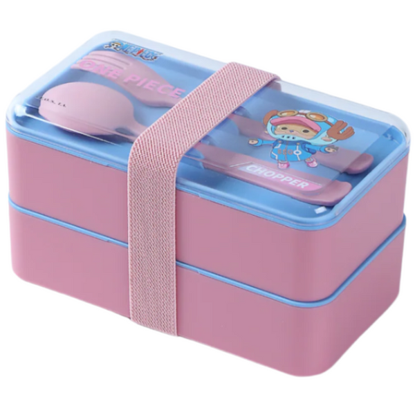 One Piece Collection Double-Layer Lunch Box 1000mL (Chopper)
