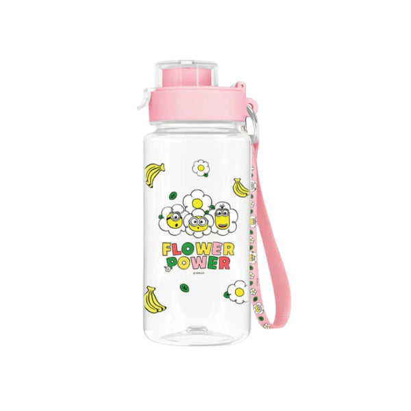 Daisy Minions Collection Plastic Bottle with Strap (640mL)(Pink)