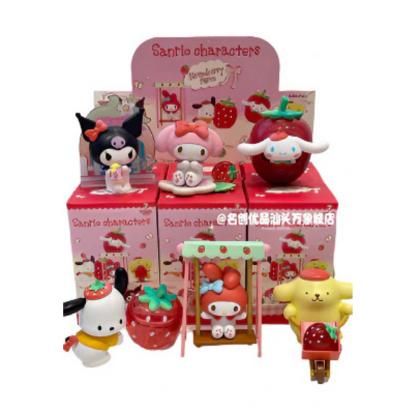 Sanrio Characters Strawberry Field Blind Box Figure Model