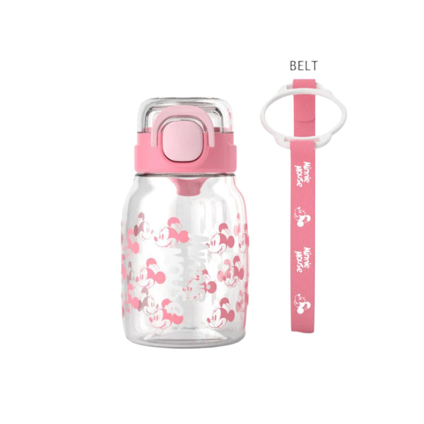 Disney Mickey Mouse Collection Kids' Tritan Bottle with Shoulder Strap (600mL)(Minnie)