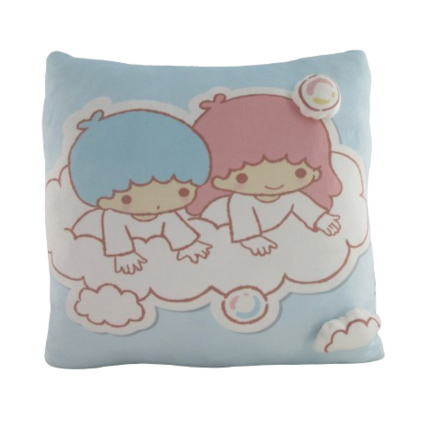 Sanrio characters Collection 16in. Quadrate Printed Pillow with Decoration(Little Twin Stars)