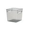 Transparent Series Square Storage Box (S)(Transparent Gray)