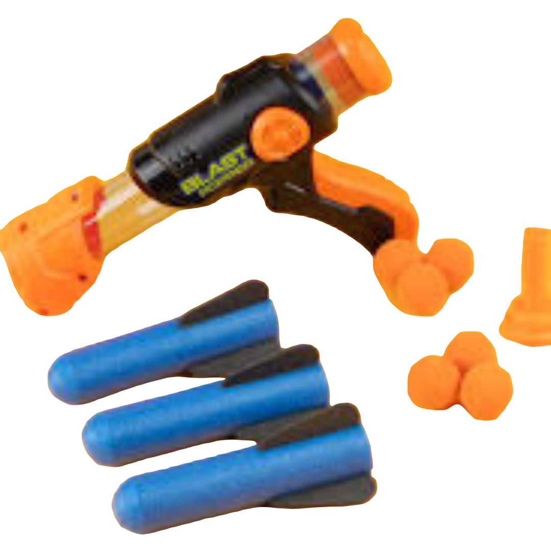 Small Ball Rockets 2-in-1 Balls & Rockets Shooter Set (6 Balls, 3 Rockets) – Miniso Pakistan
