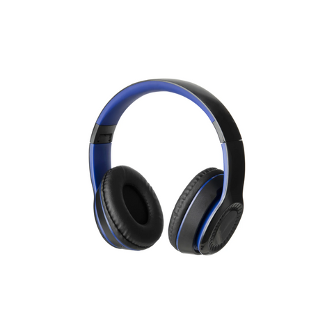 Color Blocking Wireless Headset with Adjustable Headband (Black & Blue)