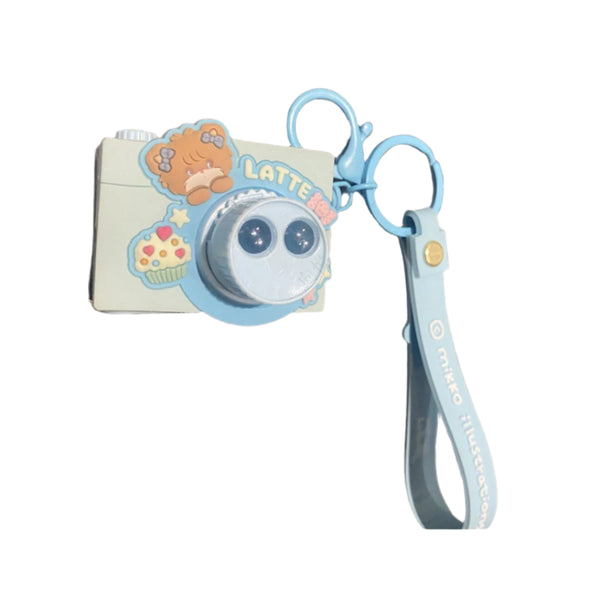 MIKKO Collection Camera LED Light-Up Keychain(Latte)